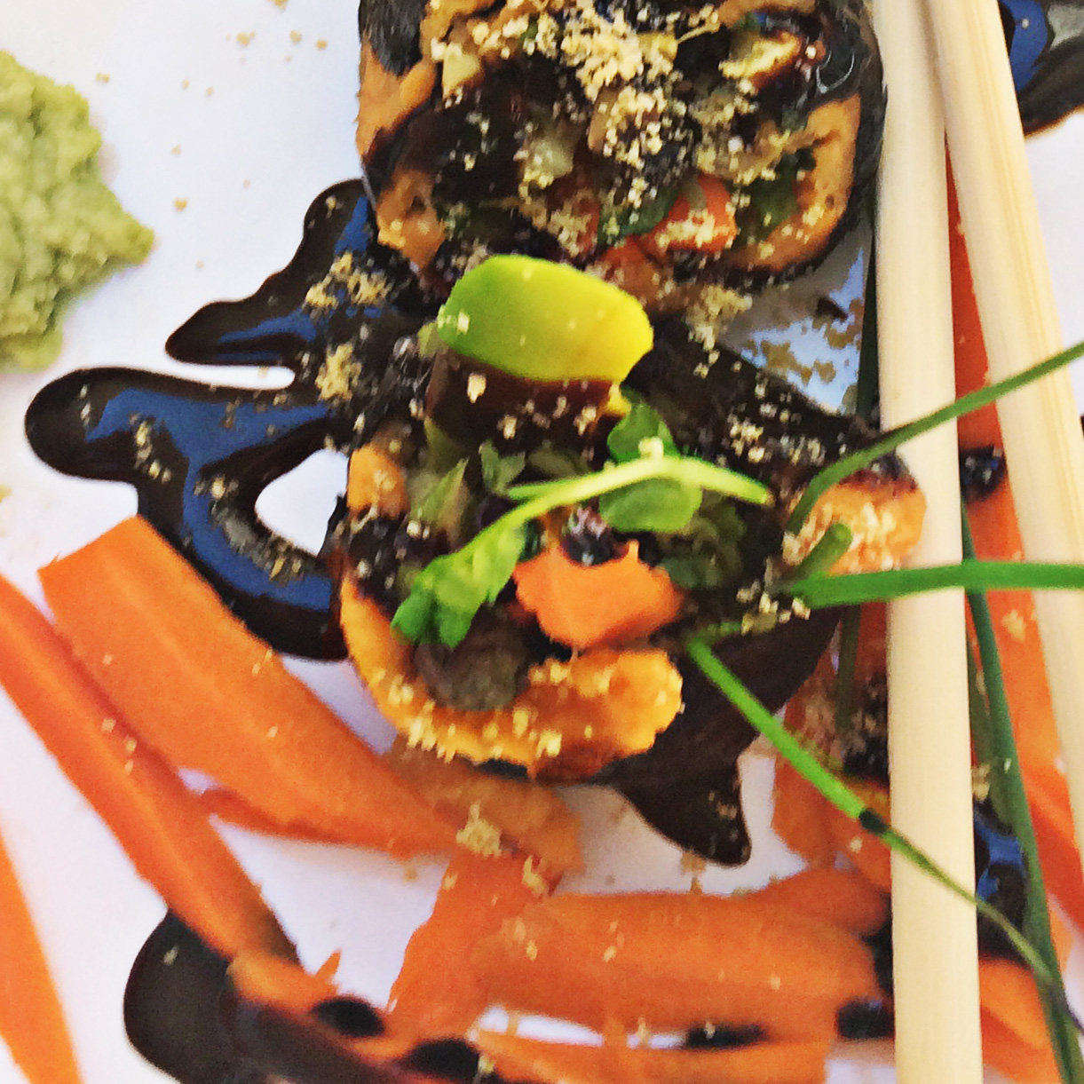 Sweet Potato Vegan Sushi Rolls