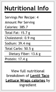 lentil nutrition1