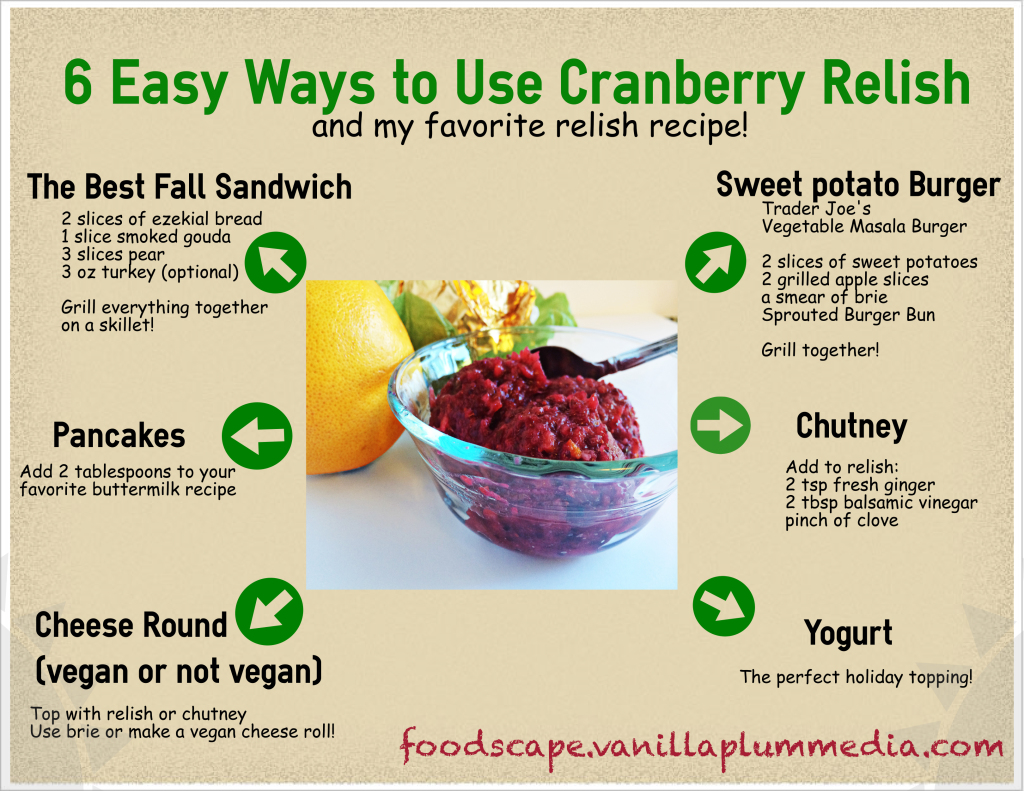 cranberry relish leftover ideas