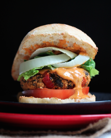 top 10 recipes to make for this 4th of july - black bean burger