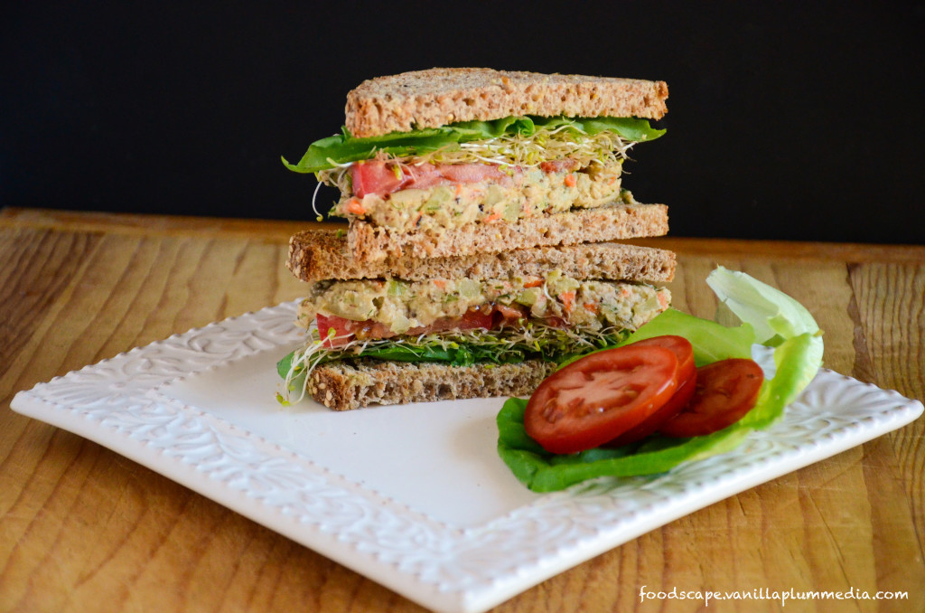 Sandwich Ideas: Chickpea Mock Tuna Salad