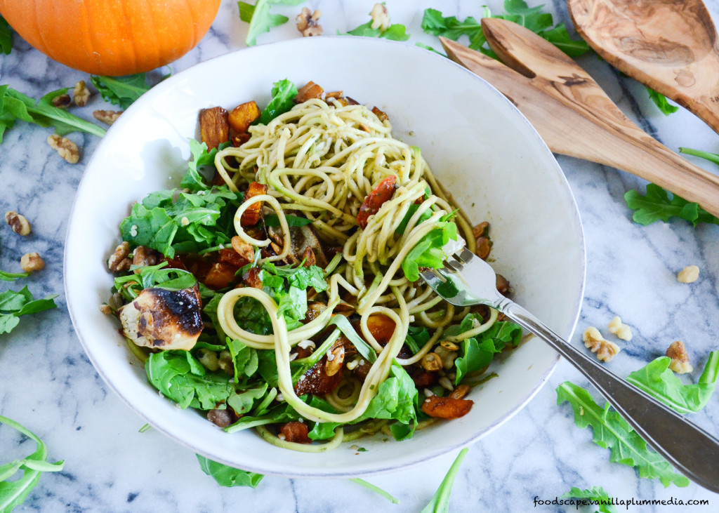 Roasted Vegetable Zoodle Pasta