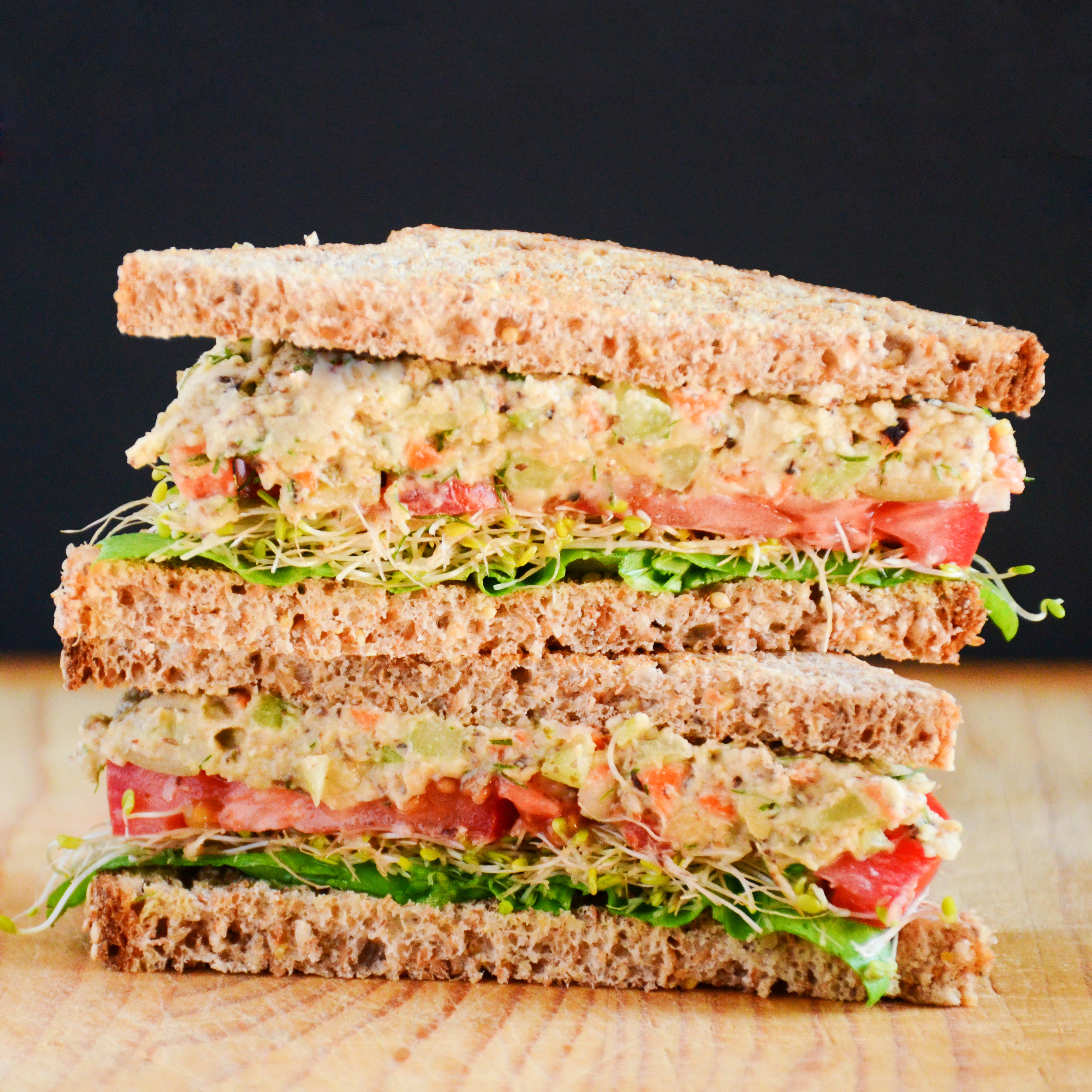 Sandwich Ideas: Chickpea Mock Tuna Salad | foodscape